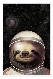 Plakat  Space Sloth - Eric Fan