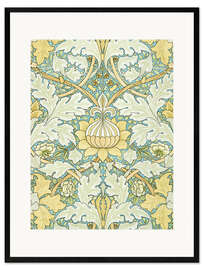 Kunsttryk i ramme  Design with flowers - William Morris