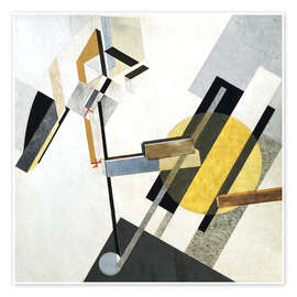 Plakat  Proun 19D - El Lissitzky