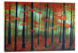 Akrylbillede  Forest dawn - Herb Dickinson