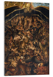 Akrylbillede  The Last Judgment (detalje) - Jan van Eyck