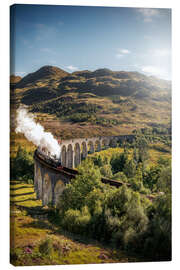 Lærredsbillede  Glenfinnanviadukten i Skotland - Sören Bartosch